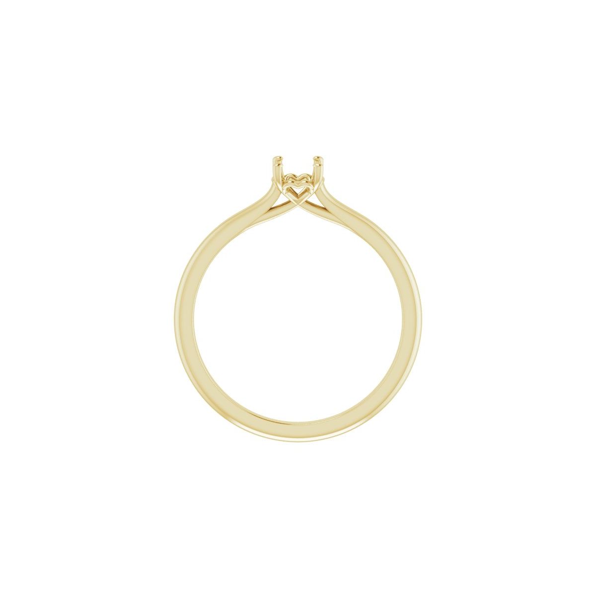 Oval Solitaire Engagement Ring Mounting - gallery - Series 123060