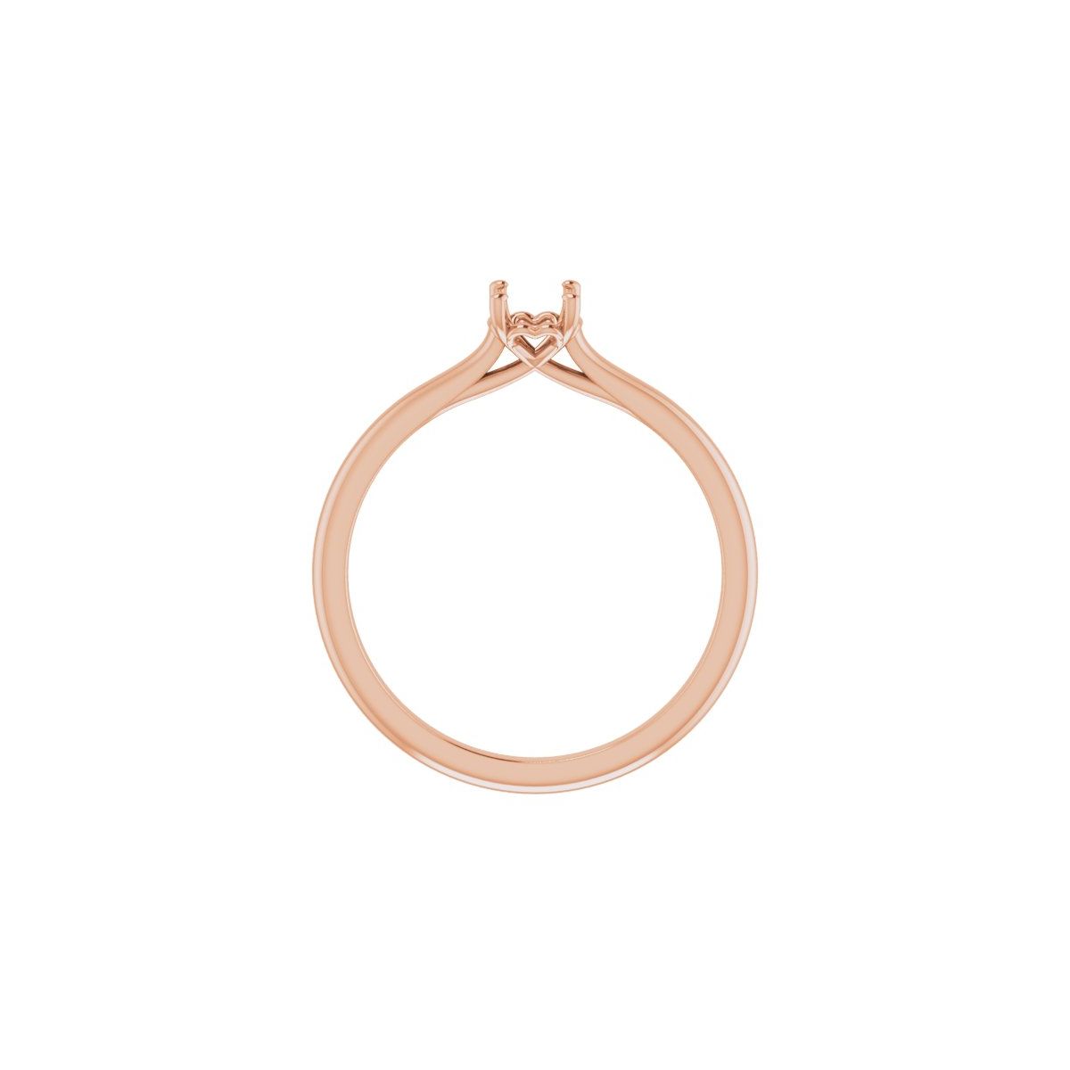 Oval Solitaire Engagement Ring Mounting - gallery - Series 123060