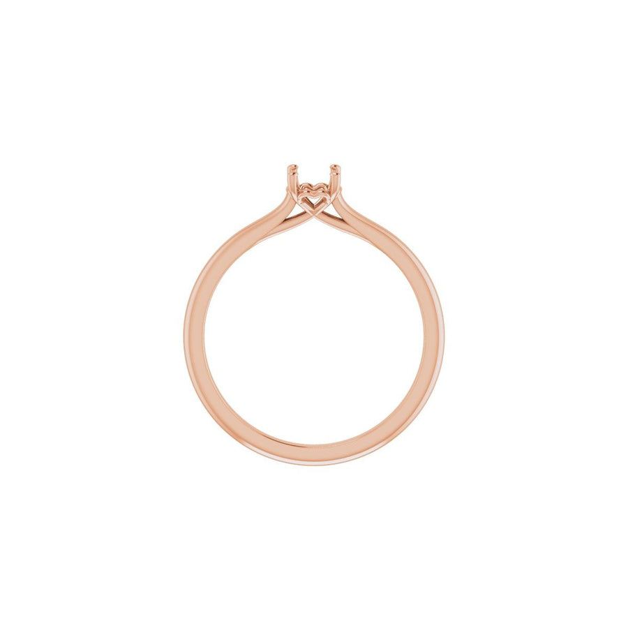 Oval Solitaire Engagement Ring Mounting - gallery - Series 123060