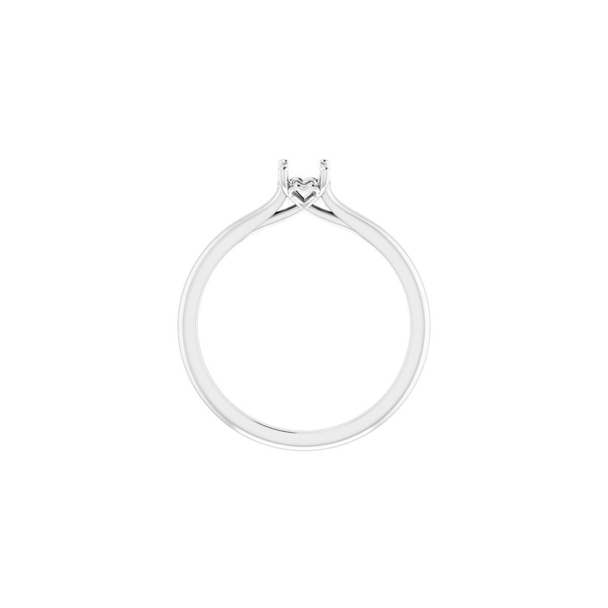 Oval Solitaire Engagement Ring Mounting - gallery - Series 123060