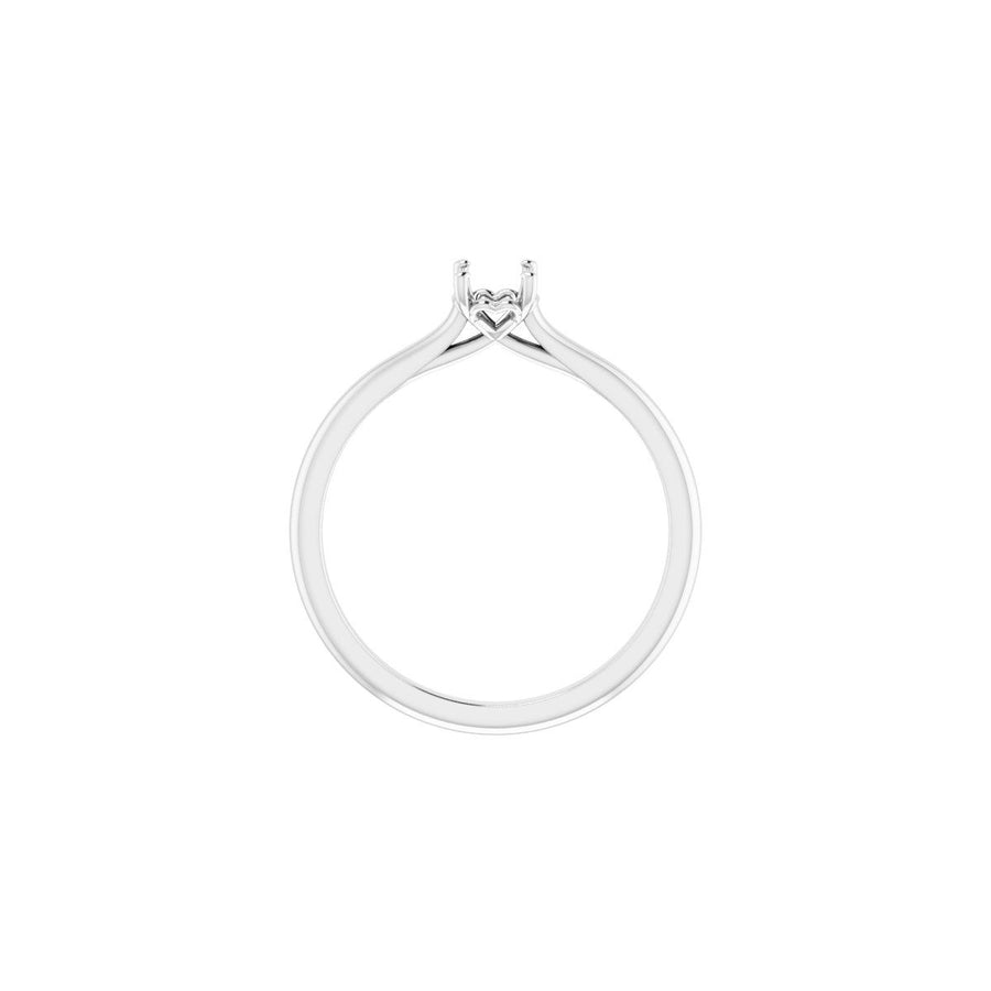 Oval Solitaire Engagement Ring Mounting - gallery - Series 123060
