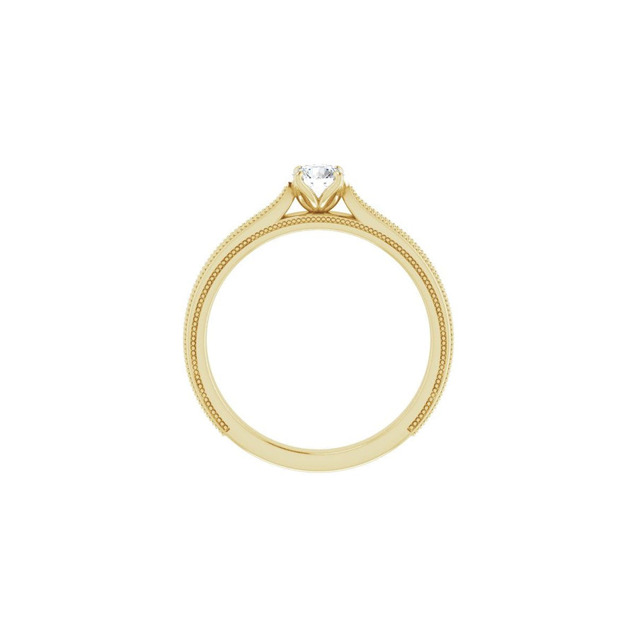 Round Solitaire Engagement Ring Mounting - gallery - Series 123043