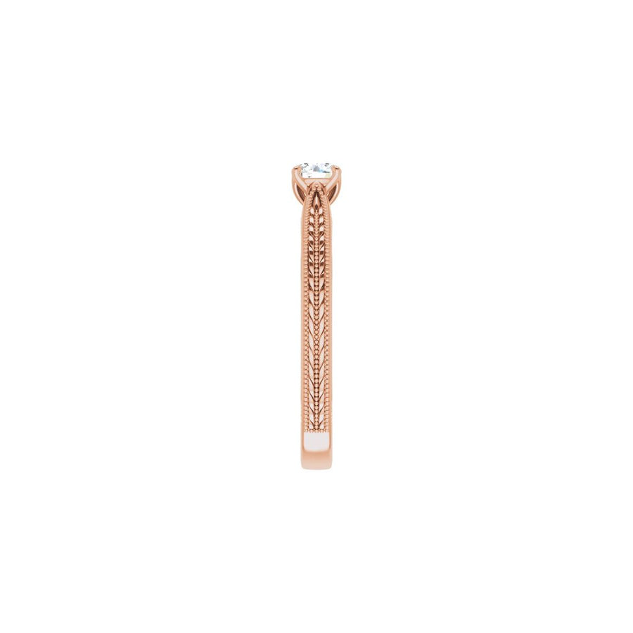 Round Solitaire Engagement Ring Mounting - gallery - Series 123043