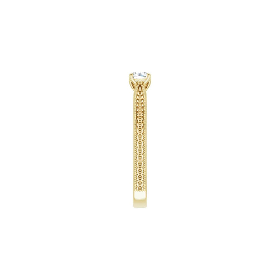 Round Solitaire Engagement Ring Mounting - gallery - Series 123043