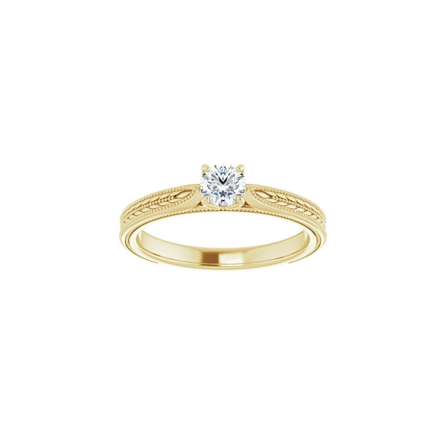 Round Solitaire Engagement Ring Mounting - gallery - Series 123043