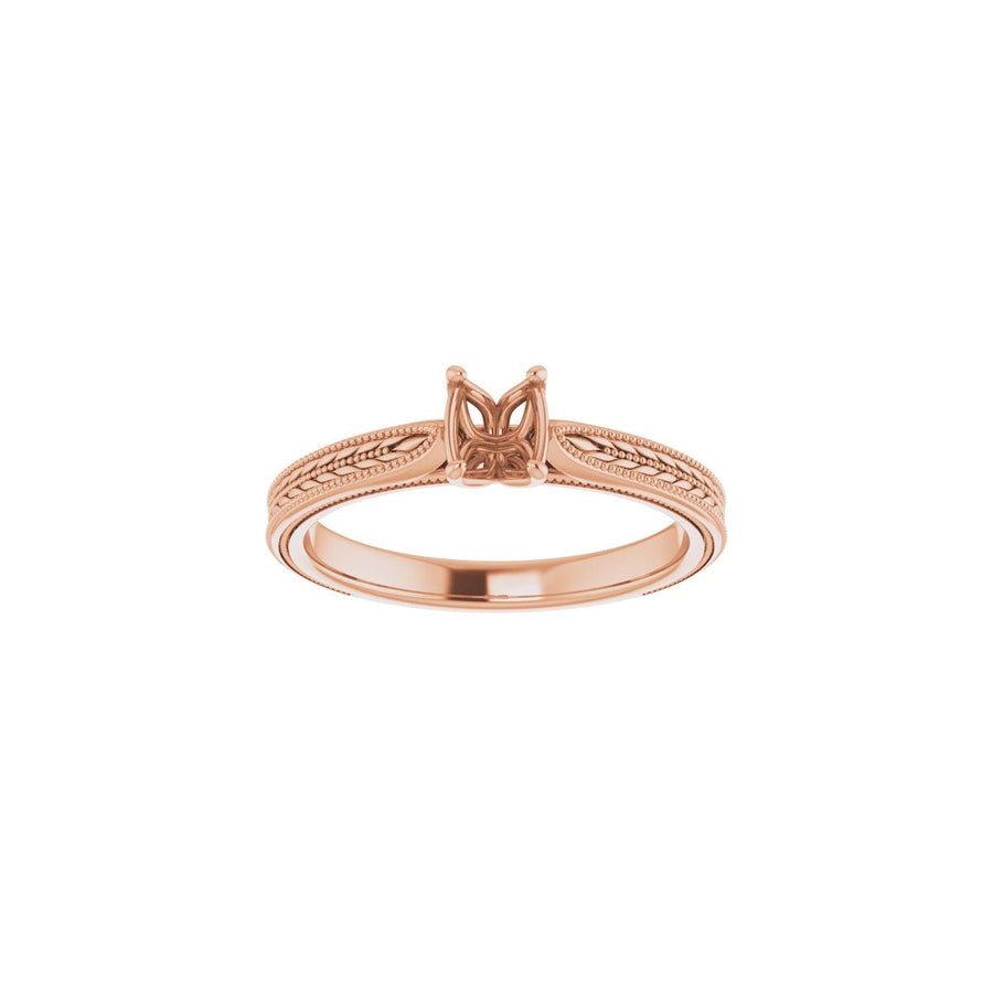 Oval Solitaire Engagement Ring Mounting - gallery - Series 123043