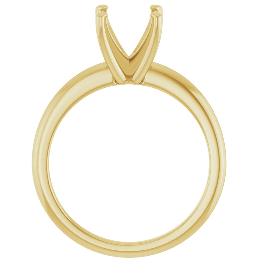 Round Engagement Ring (8 Mm) Mounting - gallery - Series 123213