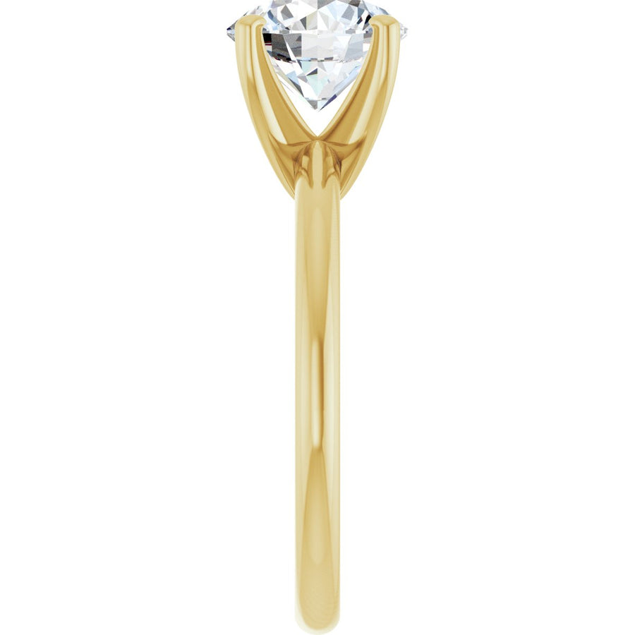 Round Engagement Ring (8 Mm) Mounting - gallery - Series 123213