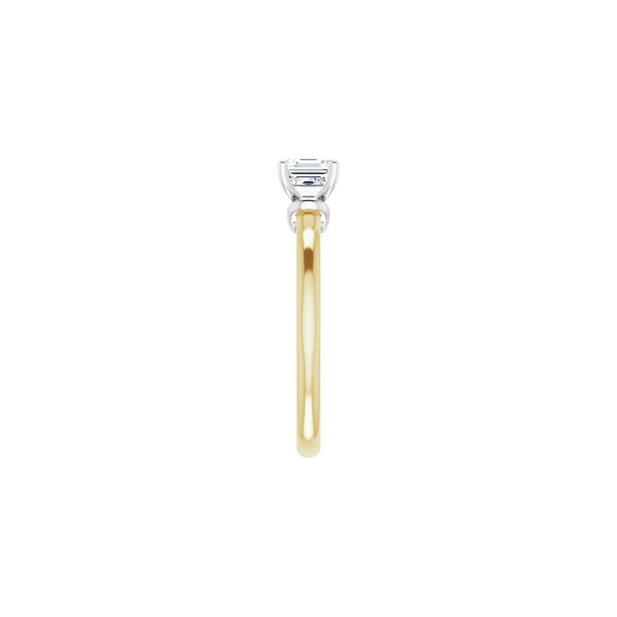 Asscher Solitaire Engagement Ring (5 X 5 Mm) Mounting - gallery - Series 123440