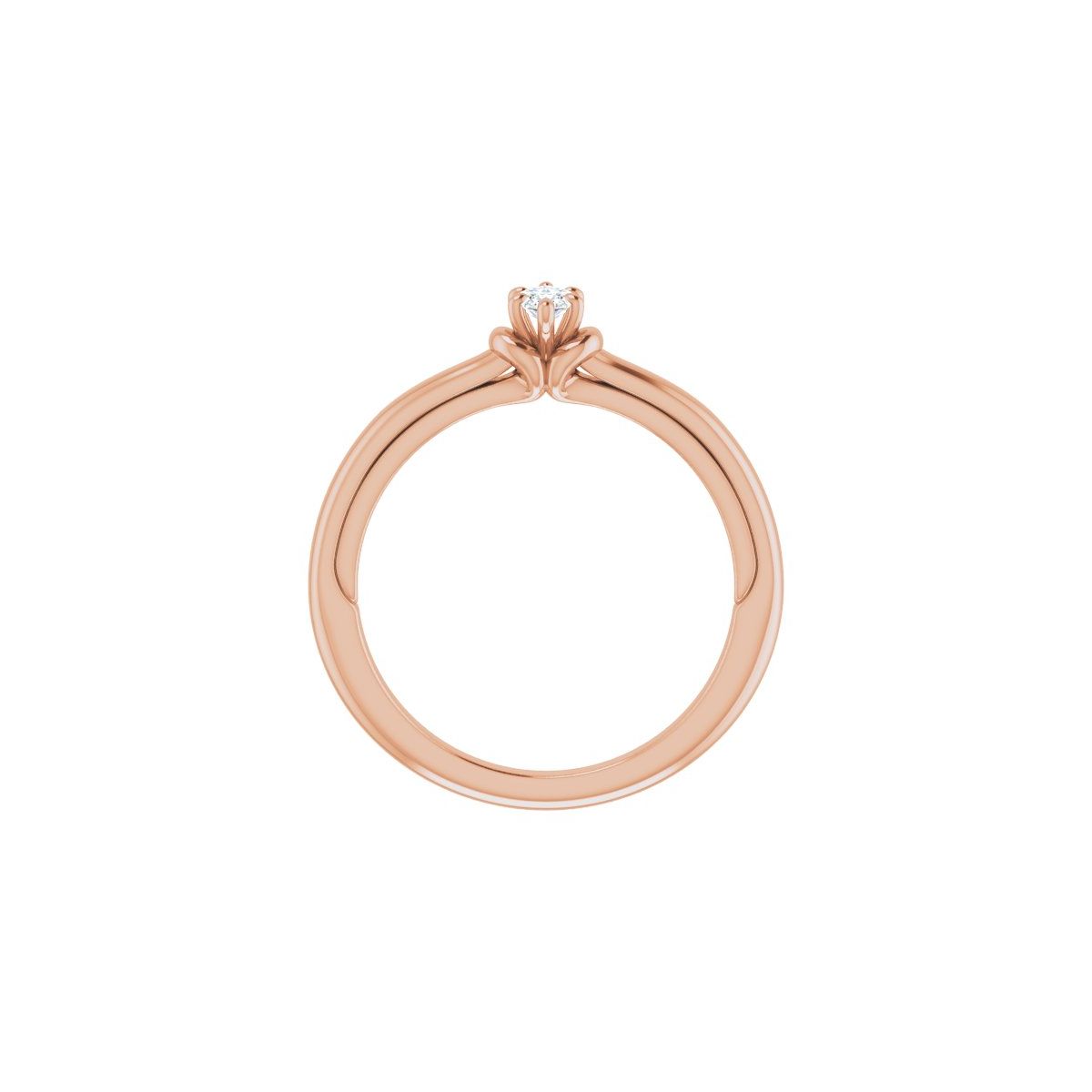 Marquise Solitaire Engagement Ring (6 X 3 Mm) Mounting - gallery - Series 123440
