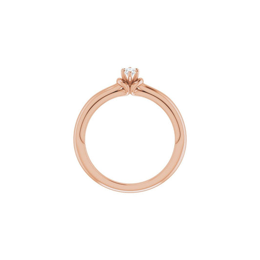 Marquise Solitaire Engagement Ring (6 X 3 Mm) Mounting - gallery - Series 123440