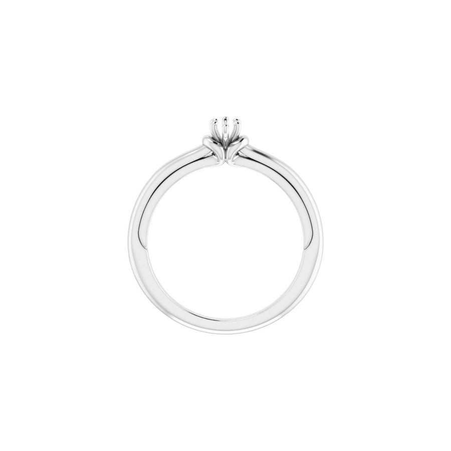 Marquise Solitaire Engagement Ring (6 X 3 Mm) Mounting - gallery - Series 123440