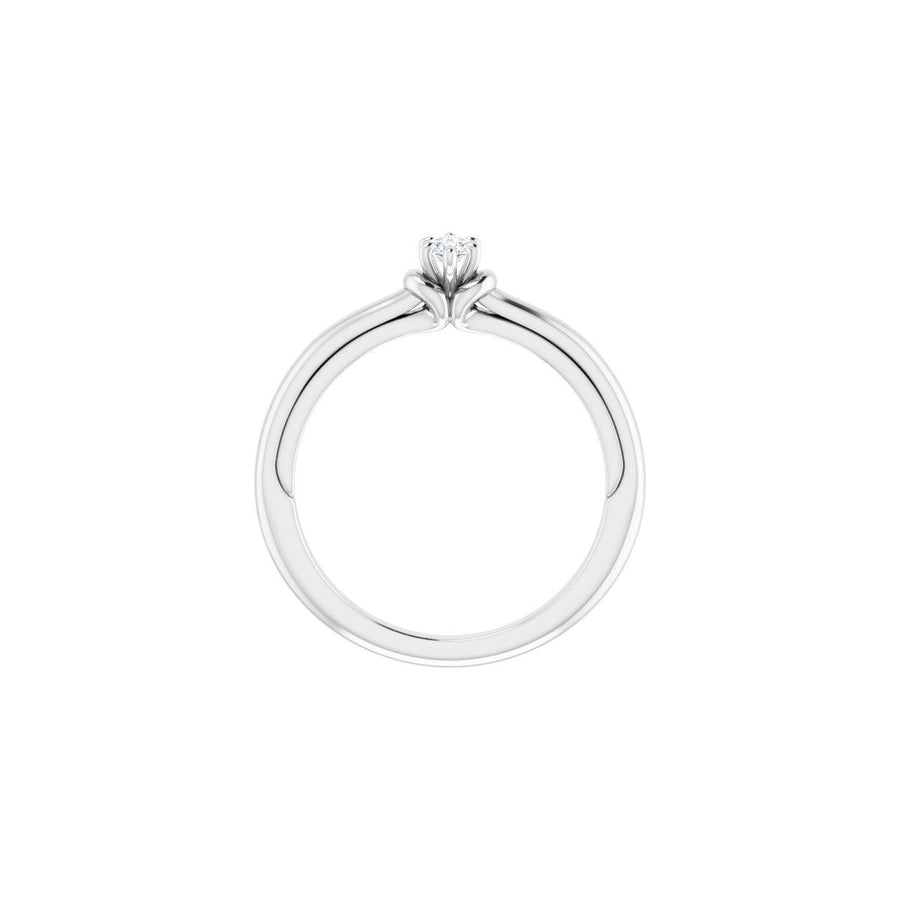 Marquise Solitaire Engagement Ring (6 X 3 Mm) Mounting - gallery - Series 123440