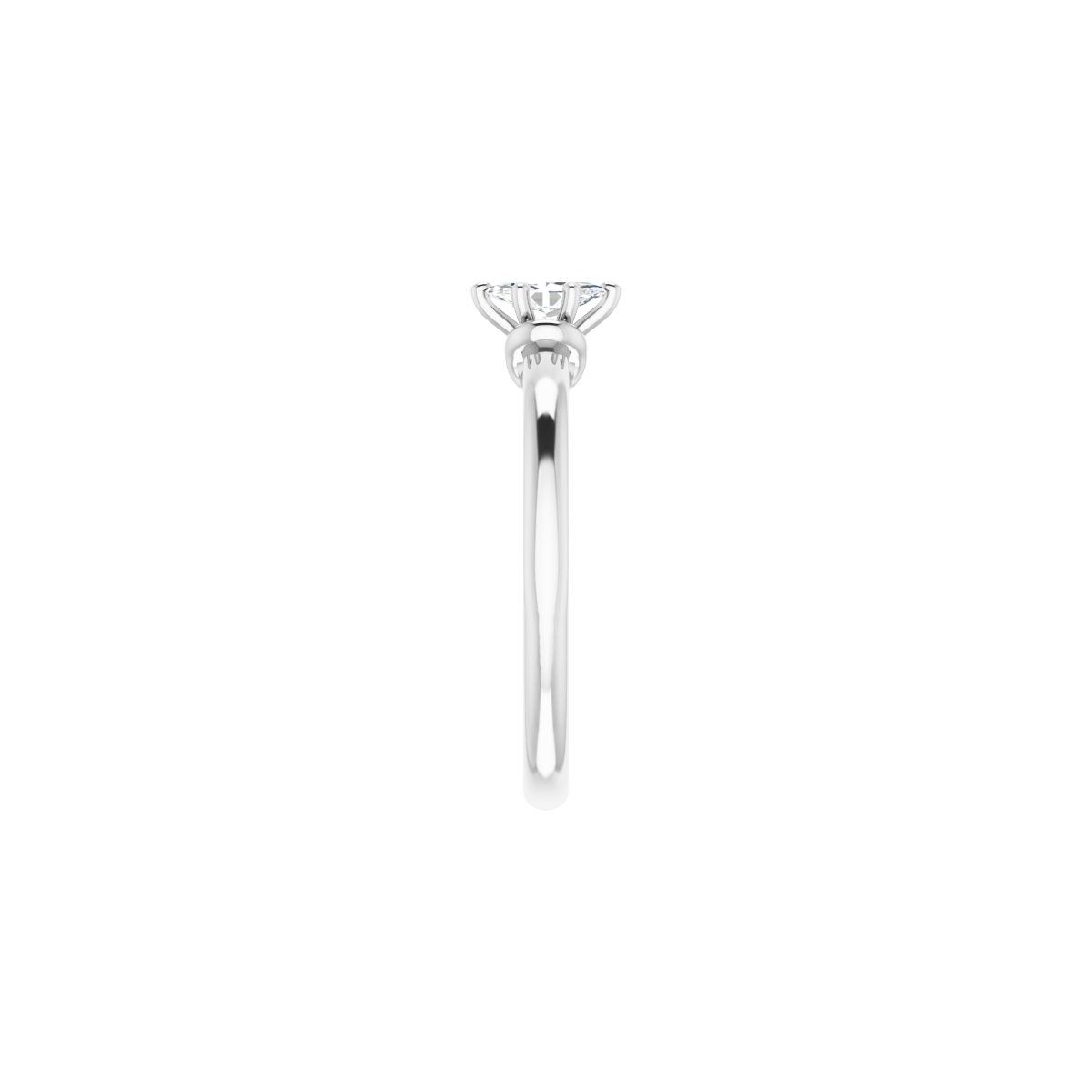 Marquise Solitaire Engagement Ring (6 X 3 Mm) Mounting - gallery - Series 123440