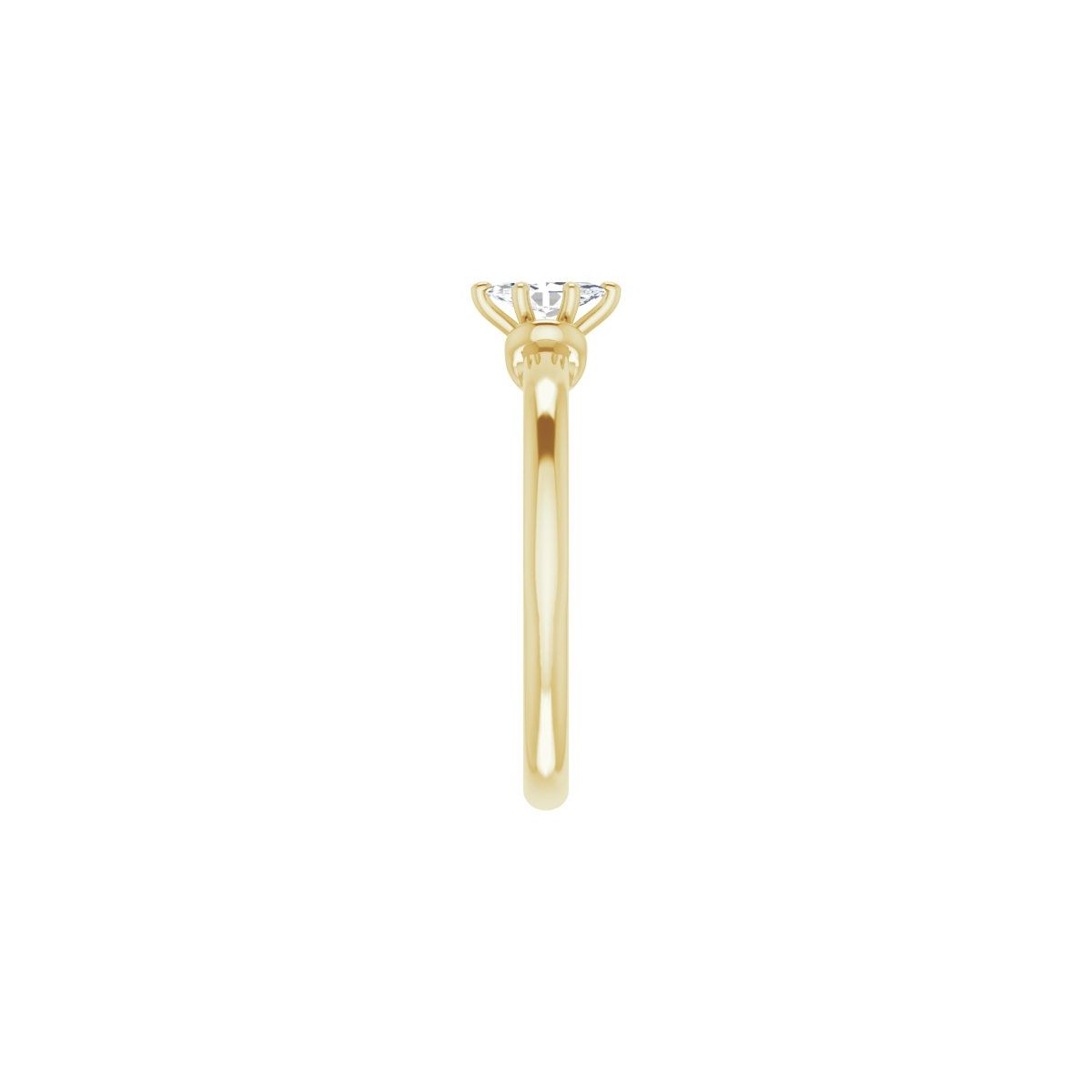 Marquise Solitaire Engagement Ring (6 X 3 Mm) Mounting - gallery - Series 123440