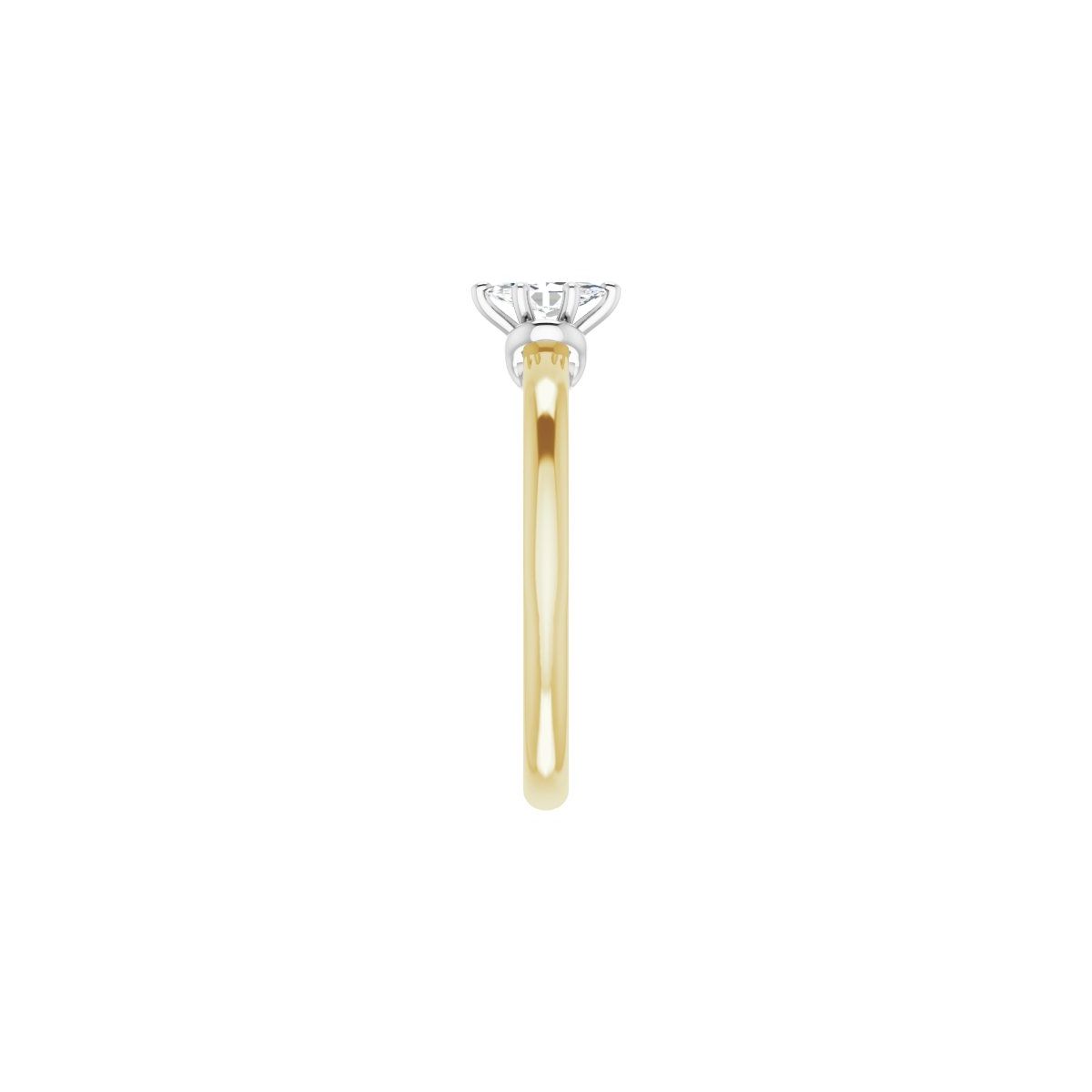 Marquise Solitaire Engagement Ring (6 X 3 Mm) Mounting - gallery - Series 123440