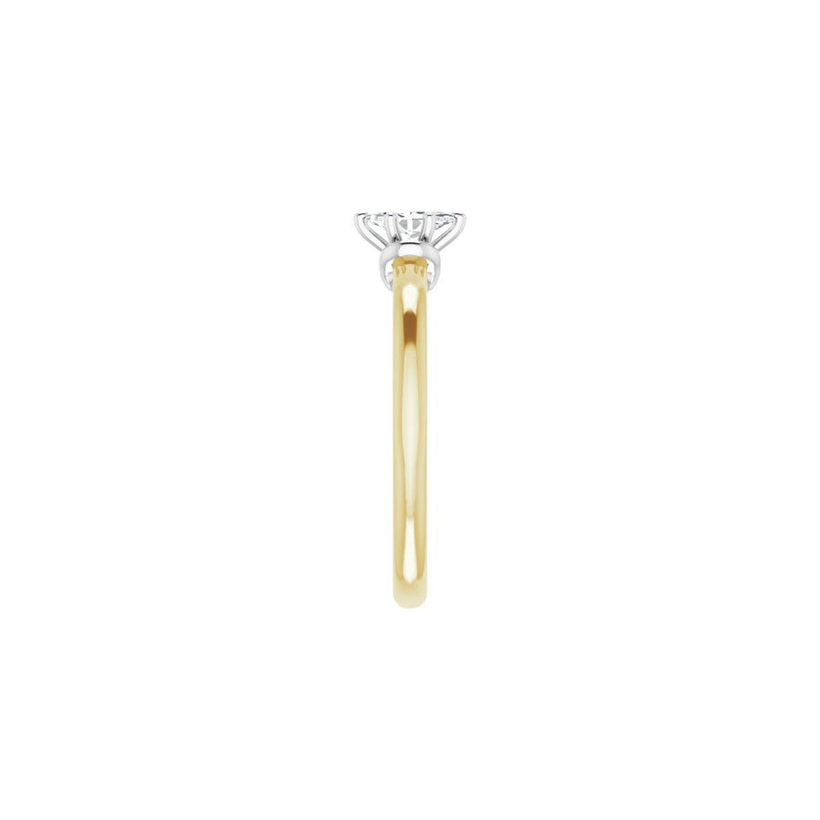 Marquise Solitaire Engagement Ring (6 X 3 Mm) Mounting - gallery - Series 123440