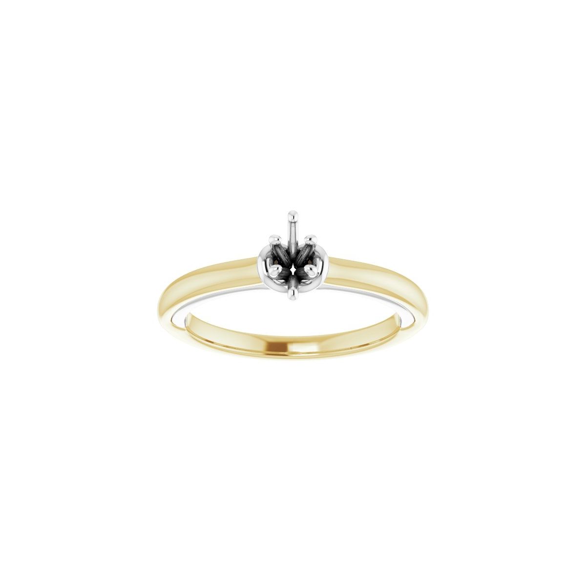 Marquise Solitaire Engagement Ring (6 X 3 Mm) Mounting - gallery - Series 123440