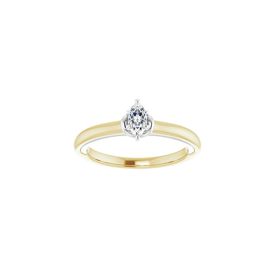 Marquise Solitaire Engagement Ring (6 X 3 Mm) Mounting - gallery - Series 123440
