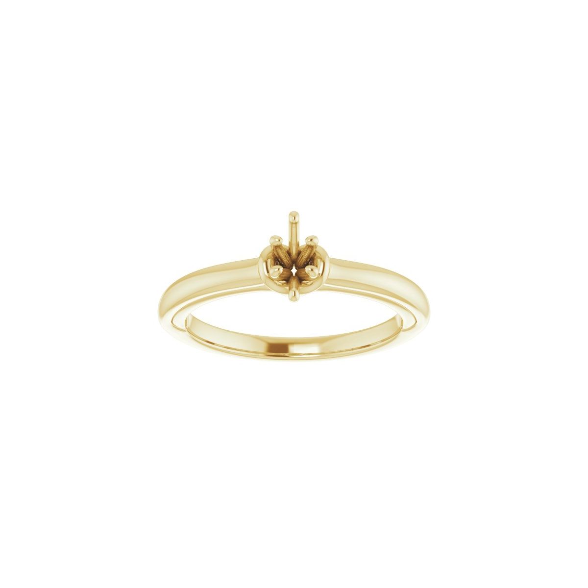 Marquise Solitaire Engagement Ring (6 X 3 Mm) Mounting - gallery - Series 123440