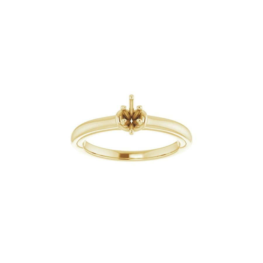 Marquise Solitaire Engagement Ring (6 X 3 Mm) Mounting - gallery - Series 123440