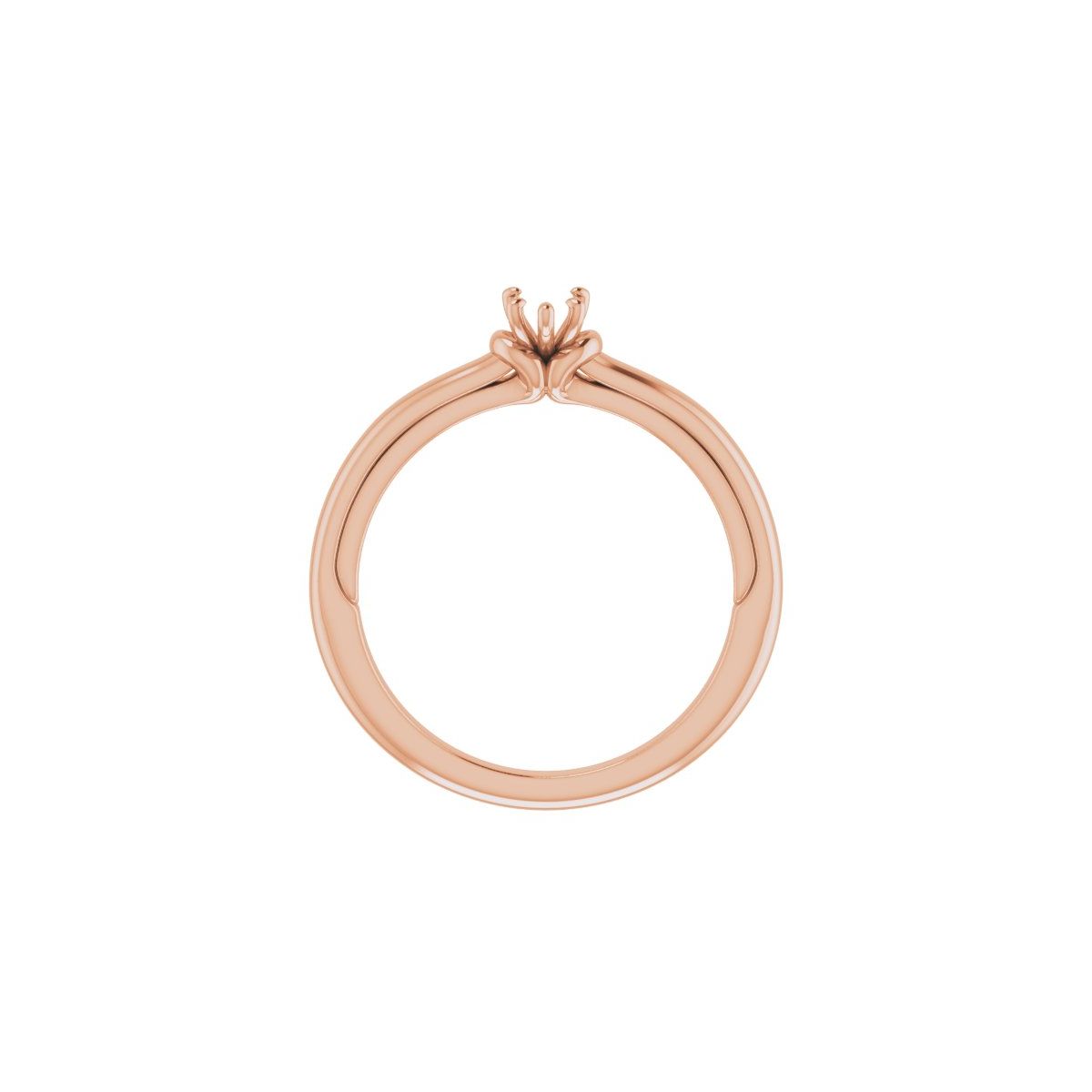 Pear Solitaire Engagement Ring (6 X 4 Mm) Mounting - gallery - Series 123440