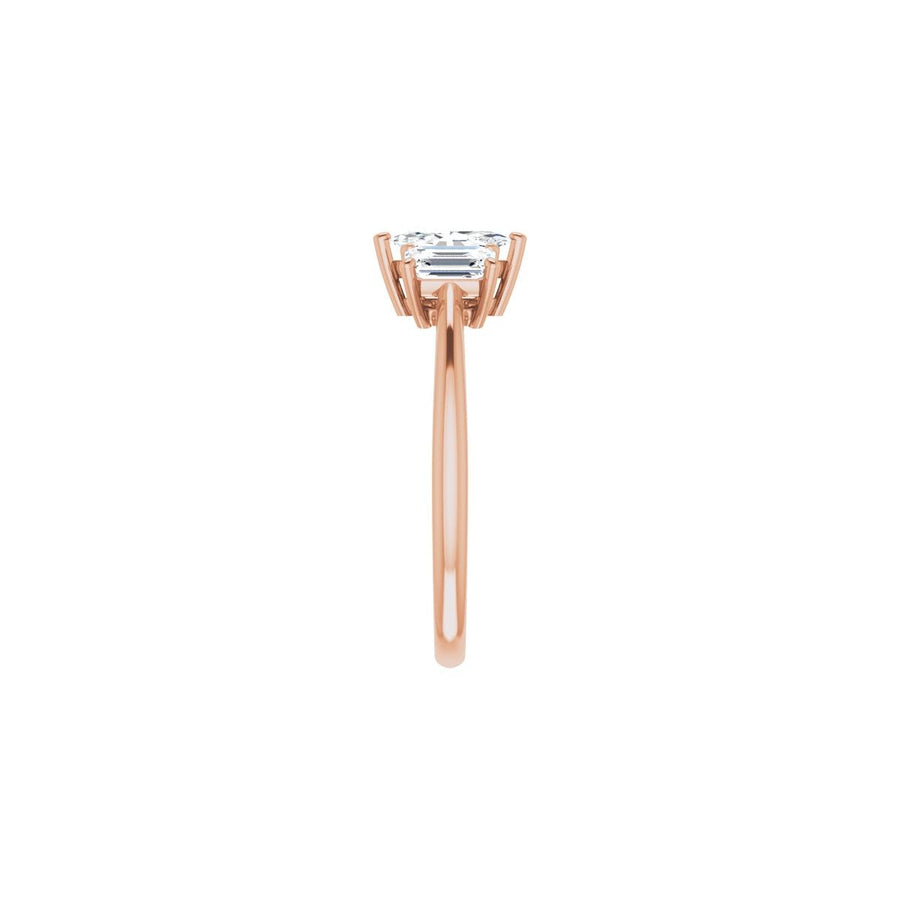 Marquise Three-Stone Engagement Ring Semi-Mount - gallery - Series 121986