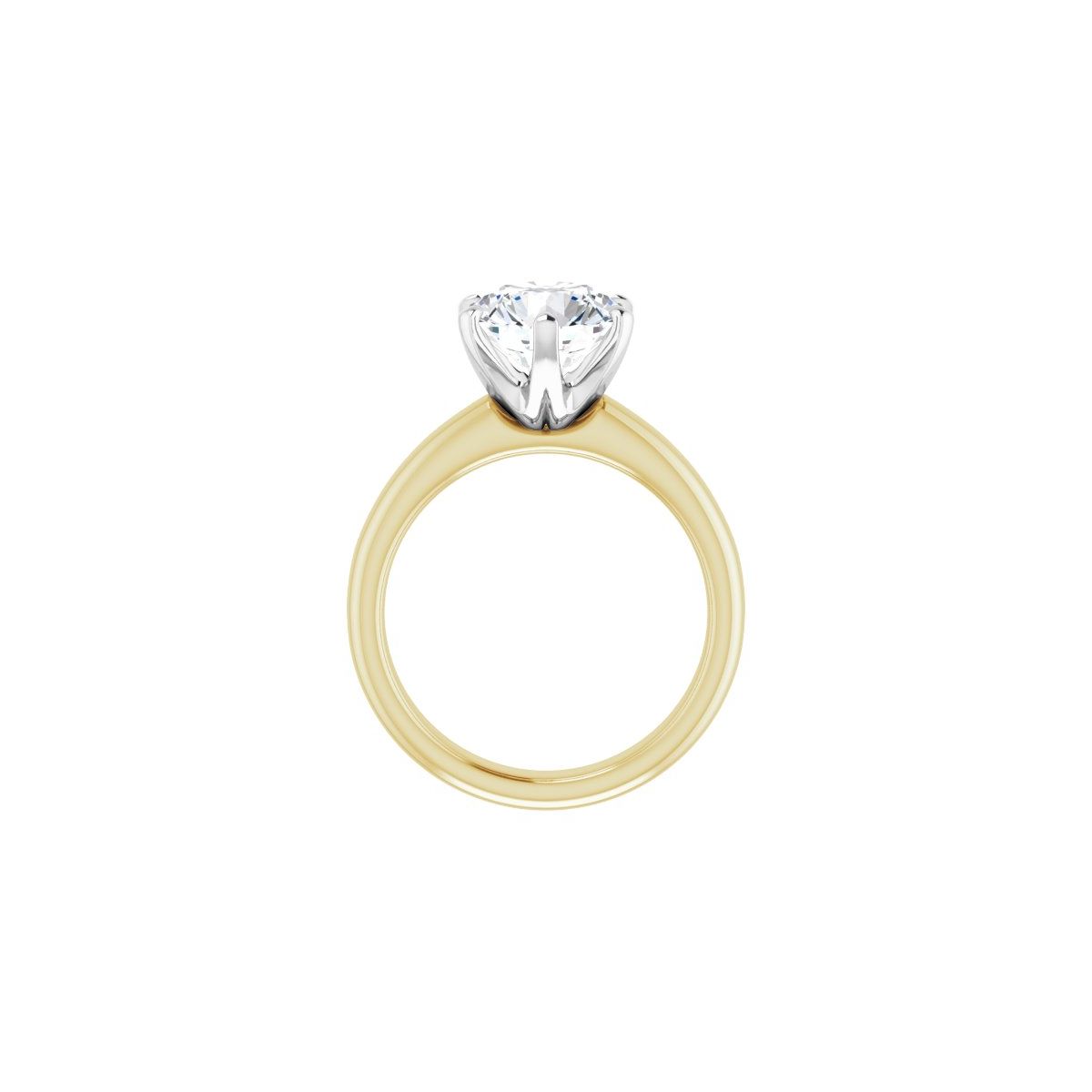 Round Solstice Solitaire Engagement Ring (9 Mm) Mounting - gallery - Series 122011