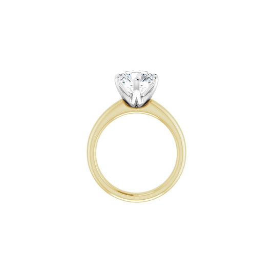 Round Solstice Solitaire Engagement Ring (9 Mm) Mounting - gallery - Series 122011