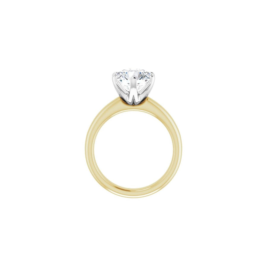 Round Solstice Solitaire Engagement Ring (9 Mm) Mounting - gallery - Series 122011