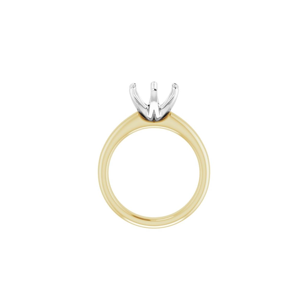 Round Solstice Solitaire Engagement Ring (9 Mm) Mounting - gallery - Series 122011