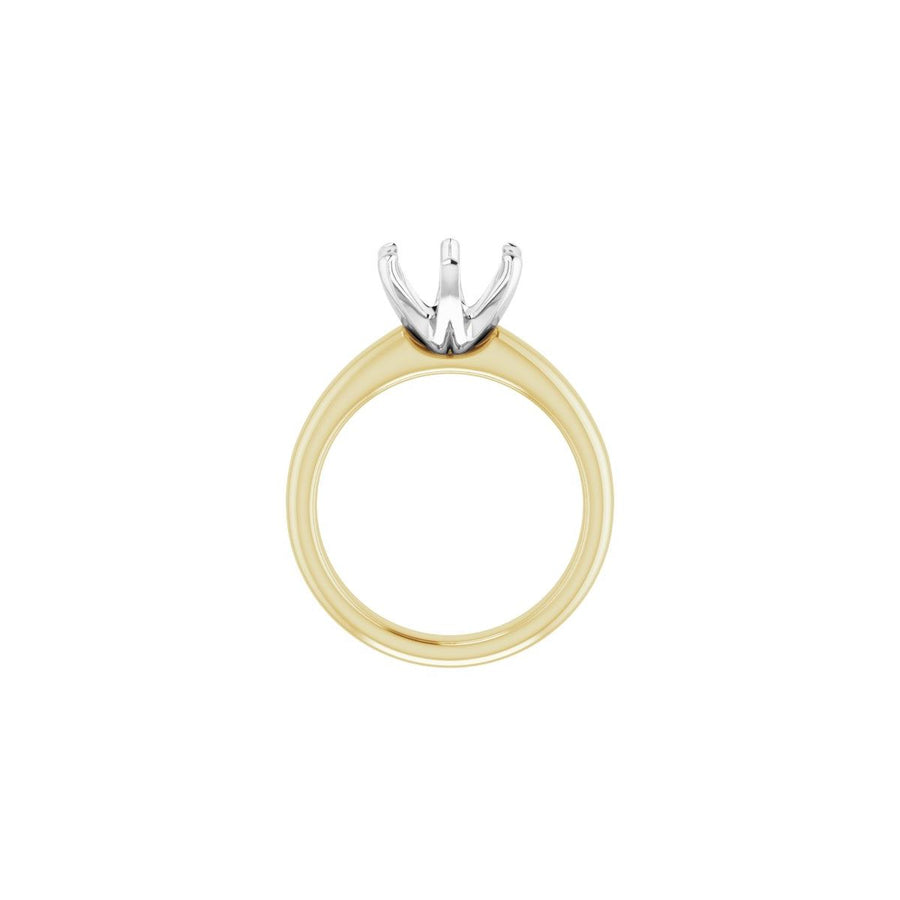 Round Solstice Solitaire Engagement Ring (9 Mm) Mounting - gallery - Series 122011
