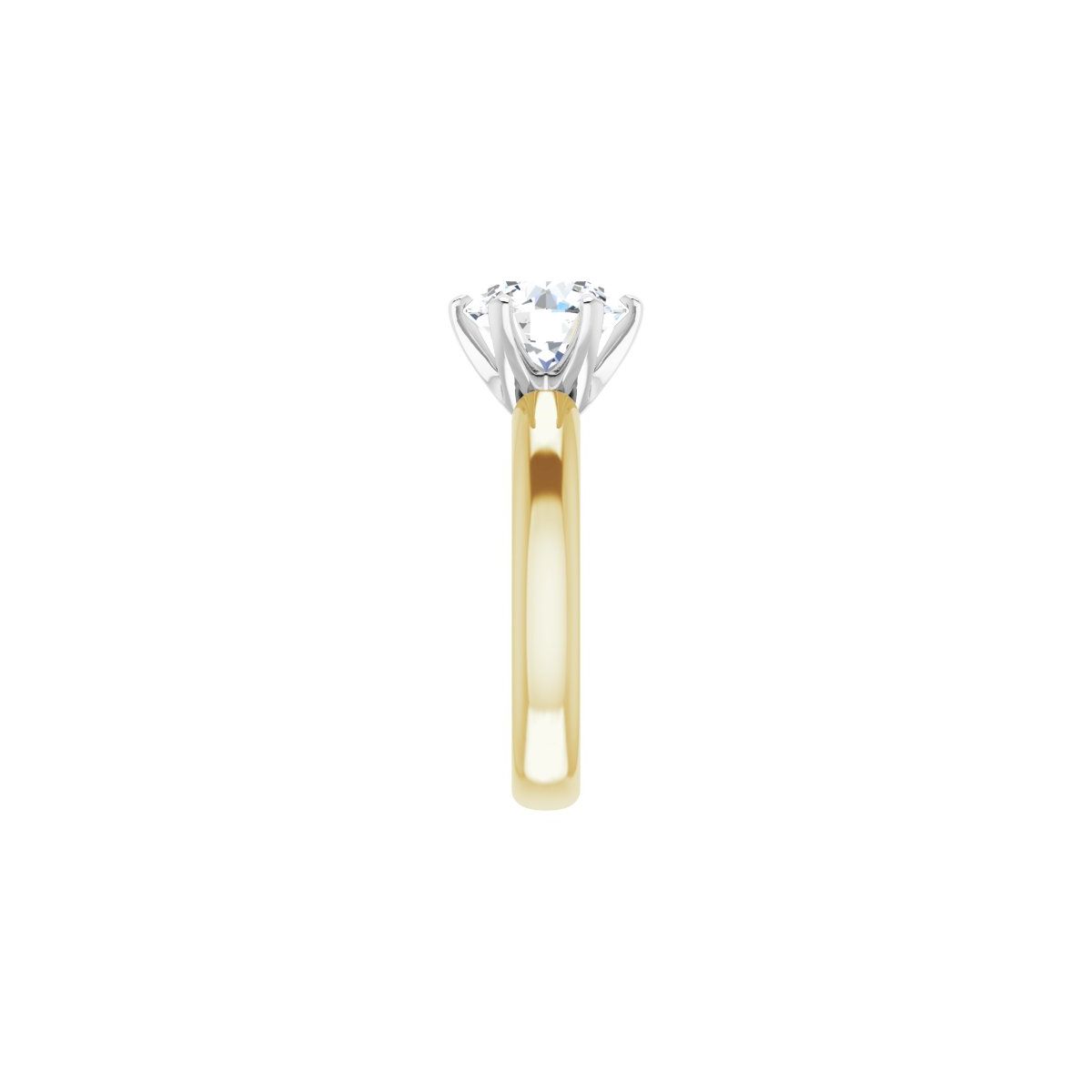Round Solstice Solitaire Engagement Ring (9 Mm) Mounting - gallery - Series 122011