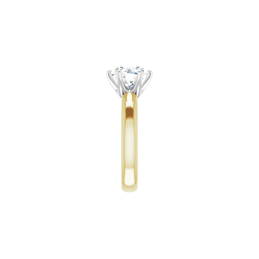 Round Solstice Solitaire Engagement Ring (9 Mm) Mounting - gallery - Series 122011