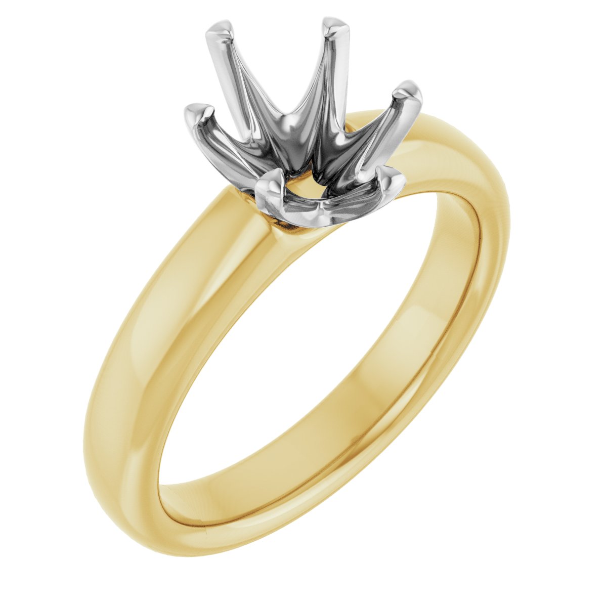 Oval Solstice Solitaire Engagement Ring (9 X 7 Mm) Mounting - gallery - Series 122011