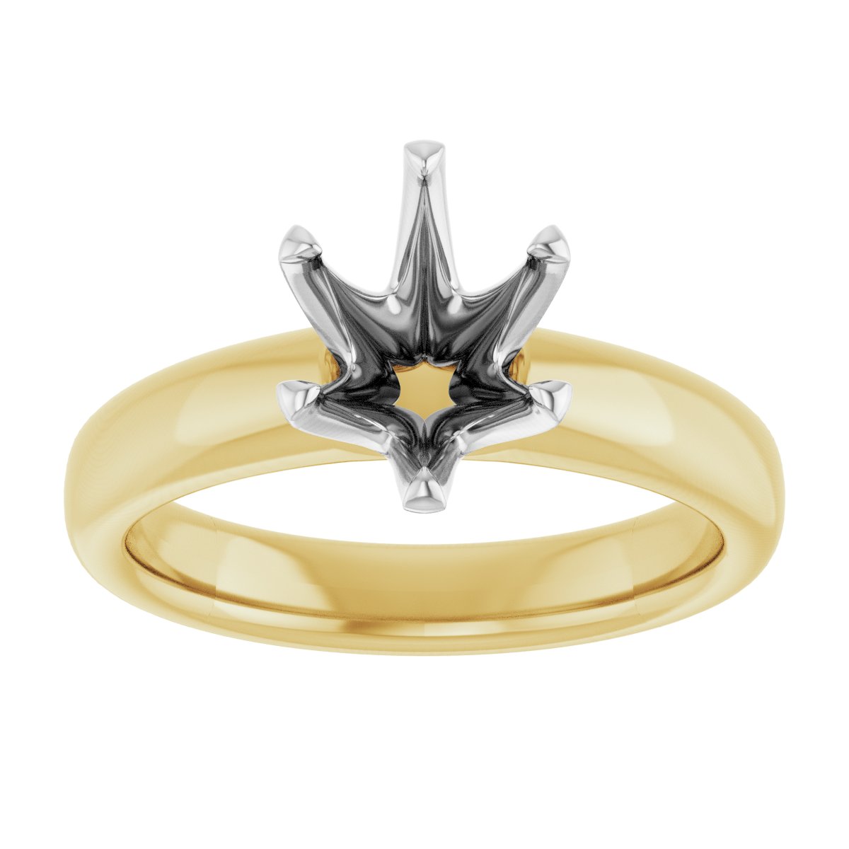 Oval Solstice Solitaire Engagement Ring (9 X 7 Mm) Mounting - gallery - Series 122011