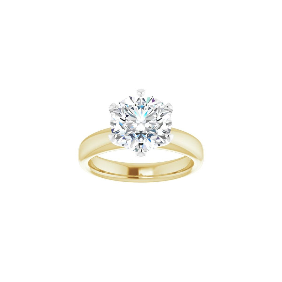 Round Solstice Solitaire Engagement Ring (9 Mm) Mounting - gallery - Series 122011