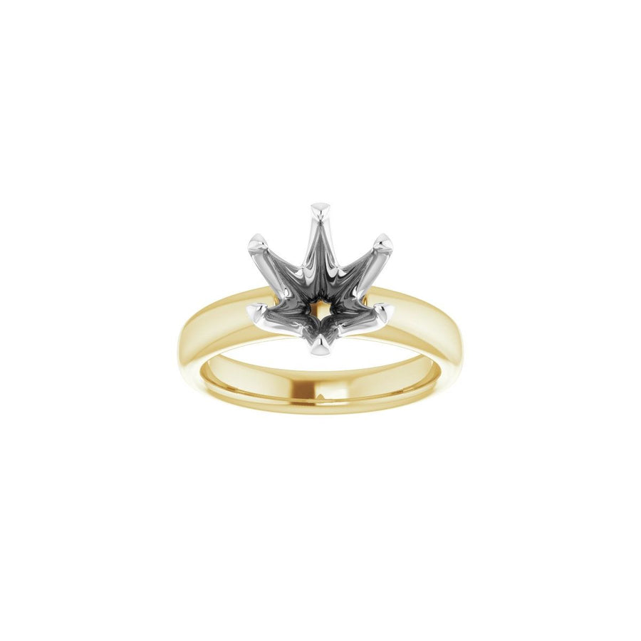 Round Solstice Solitaire Engagement Ring (9 Mm) Mounting - gallery - Series 122011