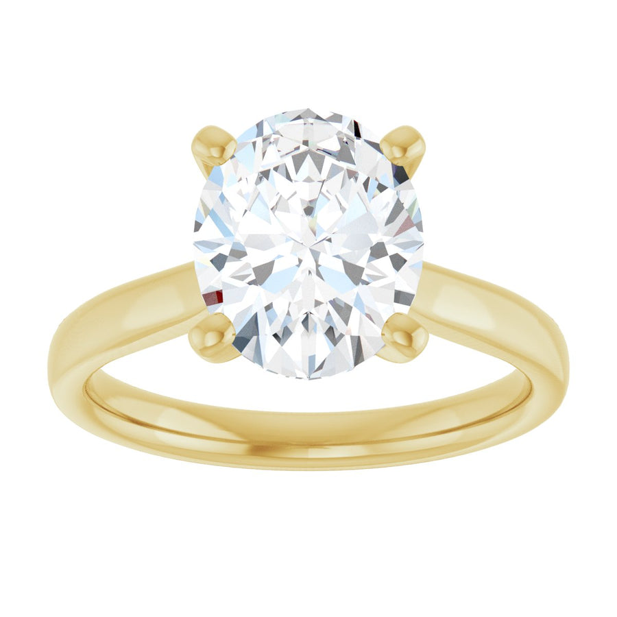 Ready Made 2 1/2 CTW Oval Engagement Ring - gallery - Series 122089