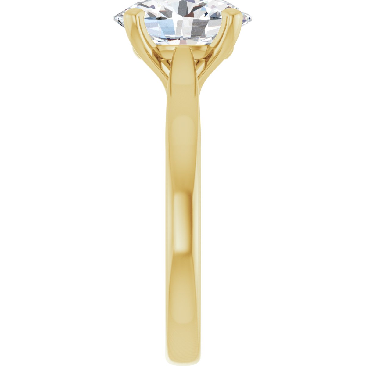 Ready Made 2 1/2 CTW Oval Engagement Ring - gallery - Series 122089