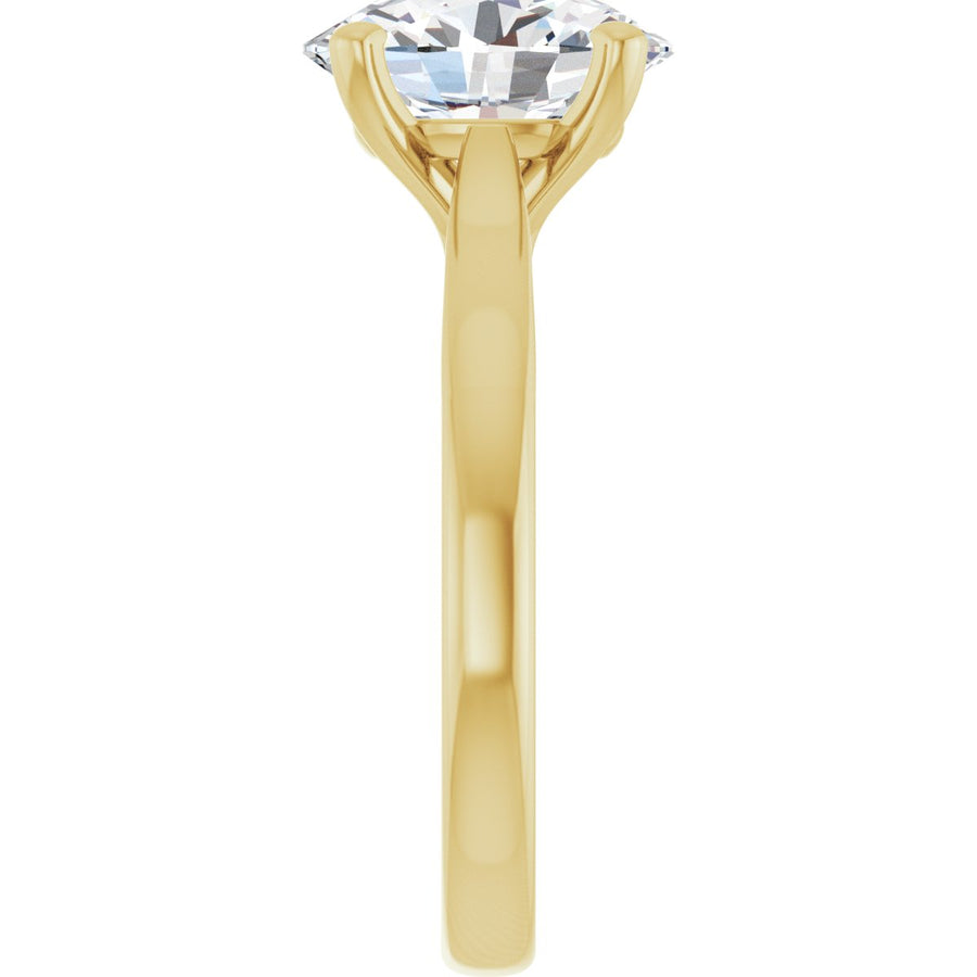 Ready Made 2 1/2 CTW Oval Engagement Ring - gallery - Series 122089