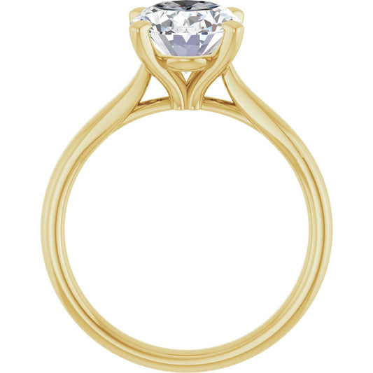 Ready Made 2 1/2 CTW Oval Engagement Ring - gallery - Series 122089