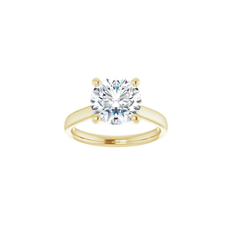 Round Engagement Ring (8.8 Mm) Mounting - gallery - Series 122089