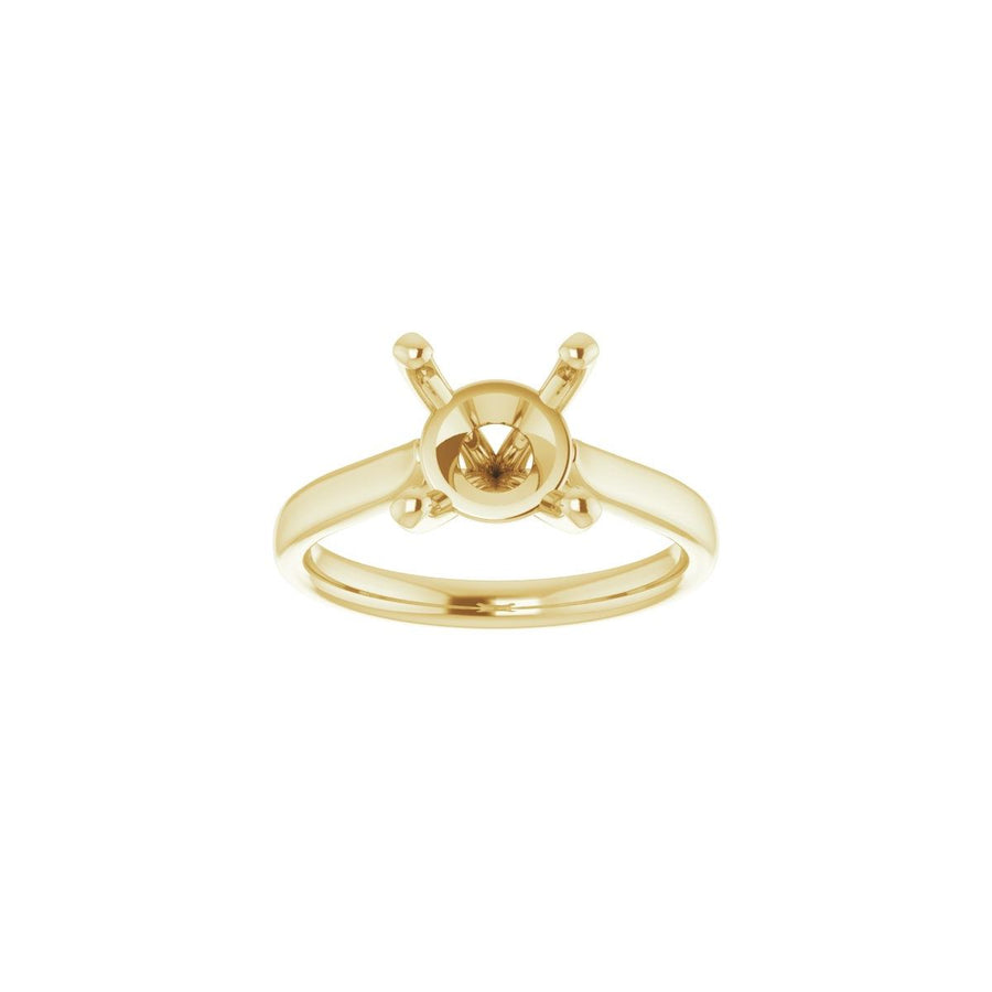 Round Engagement Ring (8.8 Mm) Mounting - gallery - Series 122089