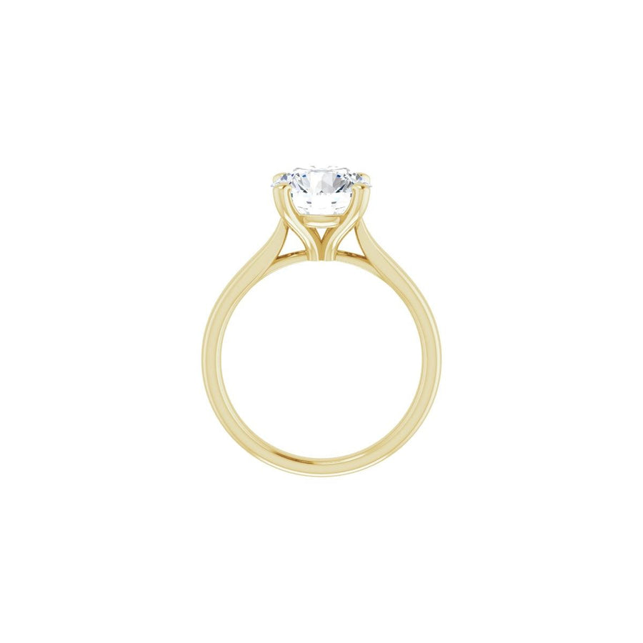 Round Engagement Ring (8.8 Mm) Mounting - gallery - Series 122089