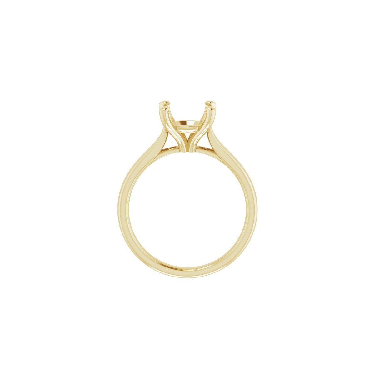 Round Engagement Ring (8.8 Mm) Mounting - gallery - Series 122089