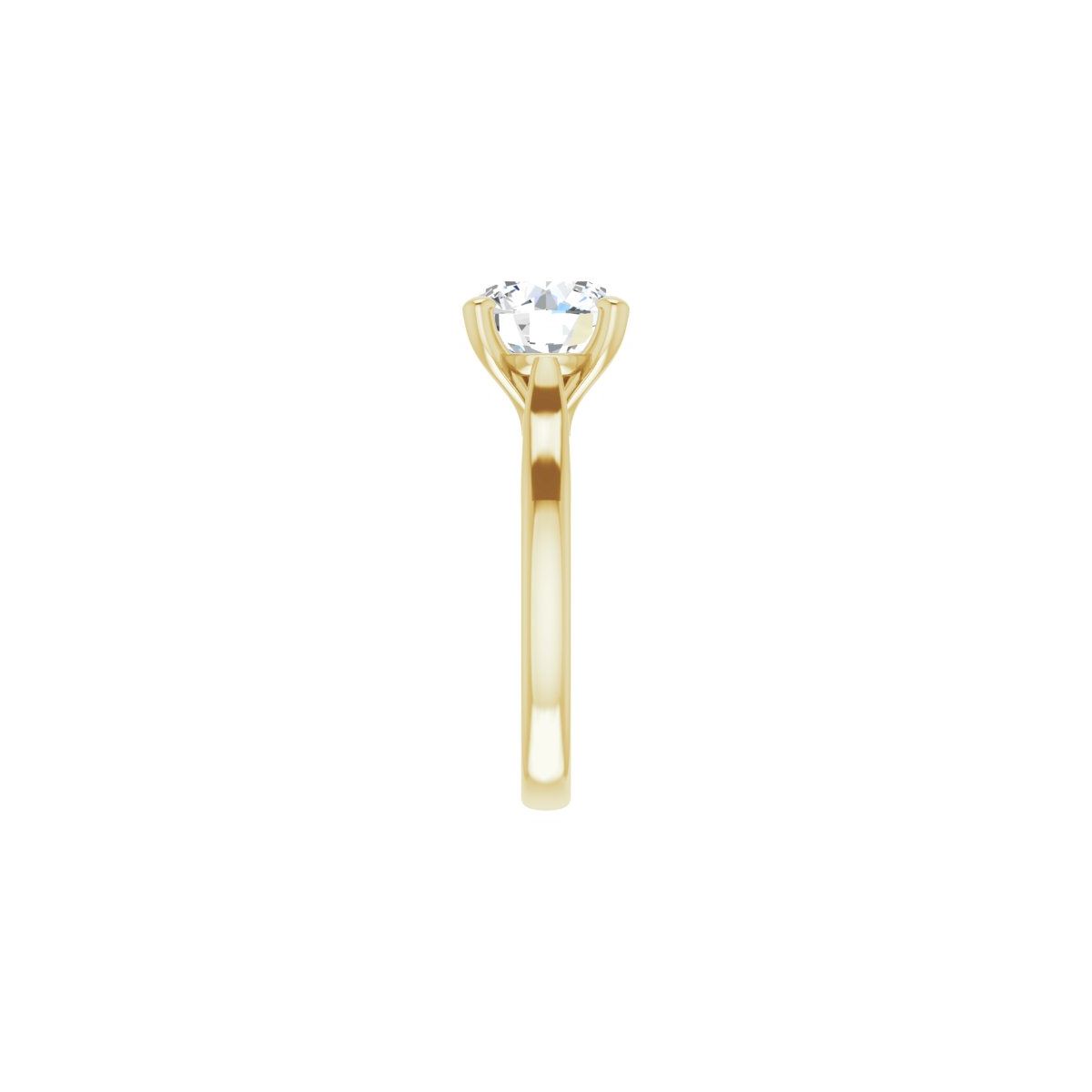 Round Engagement Ring (8.8 Mm) Mounting - gallery - Series 122089
