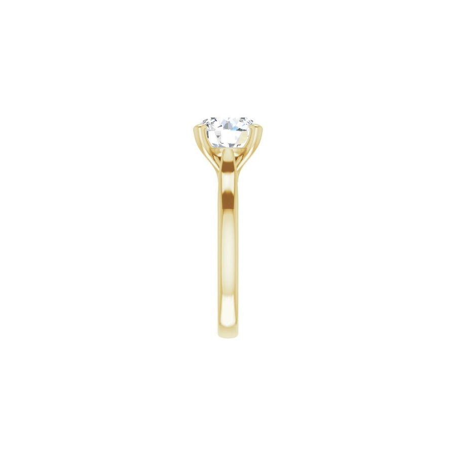 Round Engagement Ring (8.8 Mm) Mounting - gallery - Series 122089