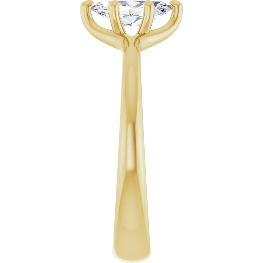 Marquise Solitaire Engagement Ring Mounting - gallery - Series 122118