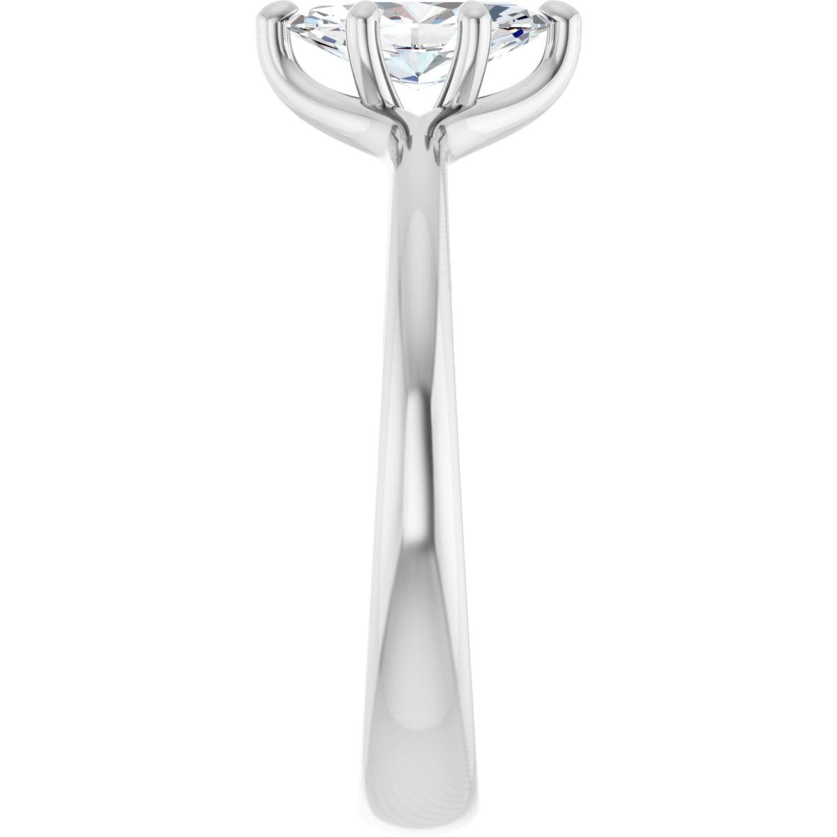Marquise Solitaire Engagement Ring Mounting - gallery - Series 122118